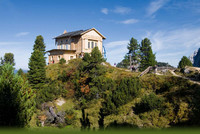 Ostrý výjezd k Schachenschloss Ostrý výjezd k Schachenschloss