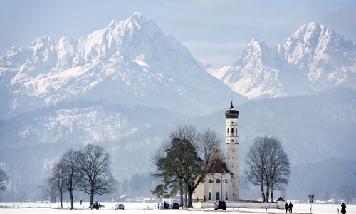 Zimní turistika v Německu Zimní turistika v Německu
