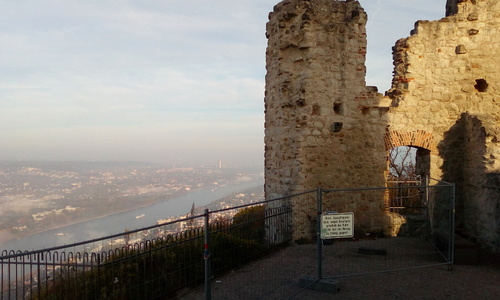 Siebengebirge pěšky přes pět kopců