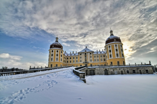 Moritzburg je Popelčin zámek