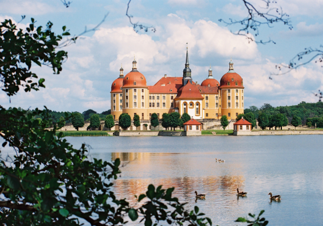 Moritzburg je Popelčin zámek