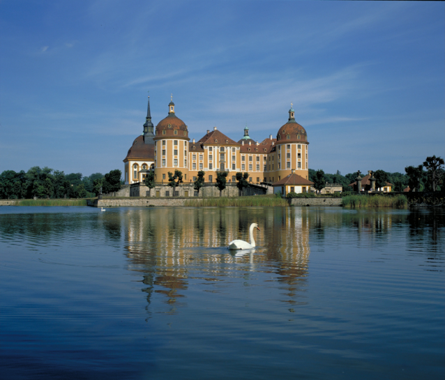 Moritzburg je Popelčin zámek