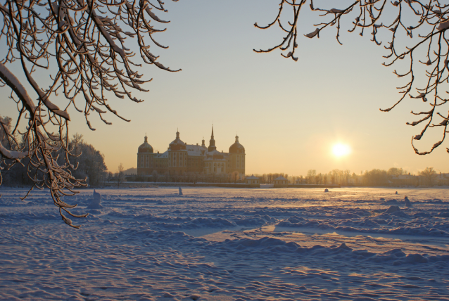 Moritzburg je Popelčin zámek