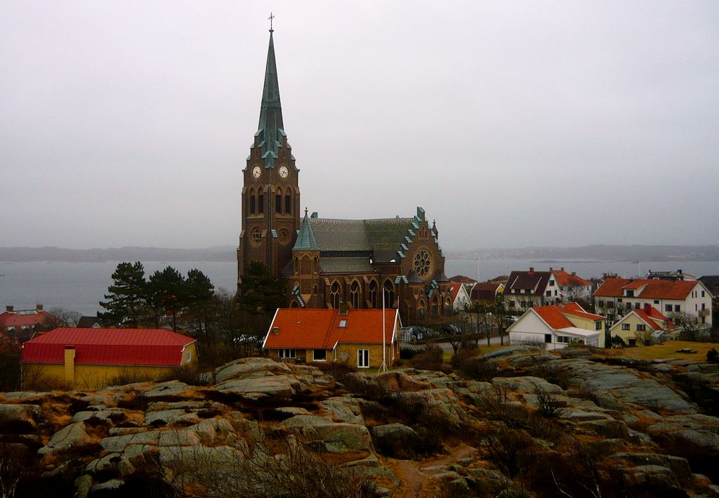 Švédsko, kostel v Lysekil.