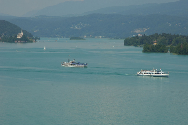 Romantické jezero Wörthersee