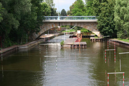 Vodácký kanál v Brandýse nad Labem