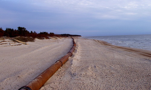 Kurská kosa v Baltském moři