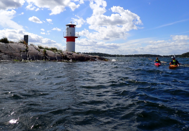 Stockholmské soustroví na mořských kajacích