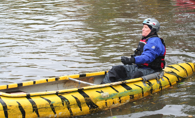 Urban kayaking and canoeing in Prague