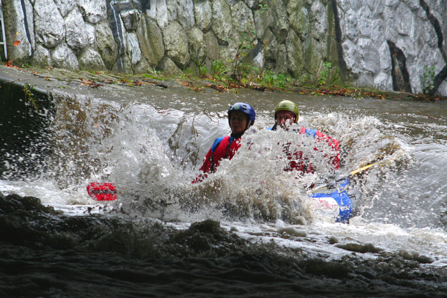 Urban kayaking and canoeing in Prague