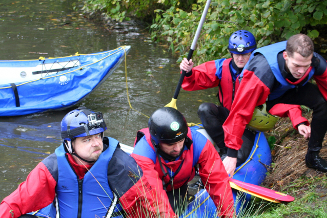 Urban kayaking and canoeing in Prague