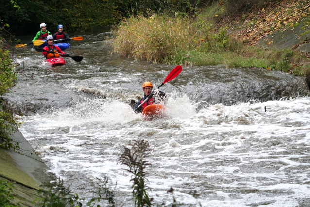 Urban kayaking and canoeing in Prague