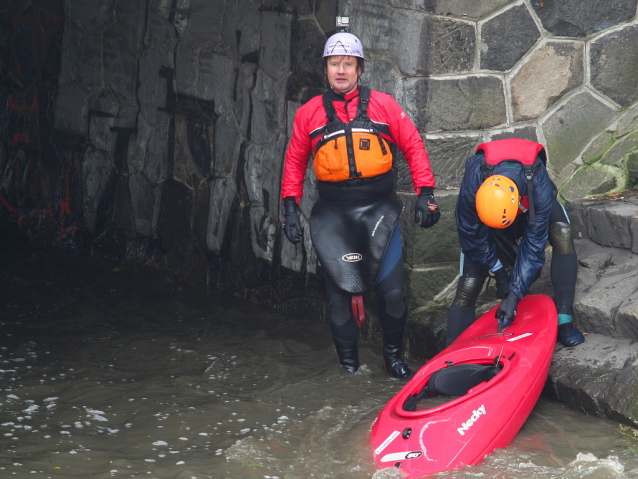 Urban kayaking and canoeing in Prague