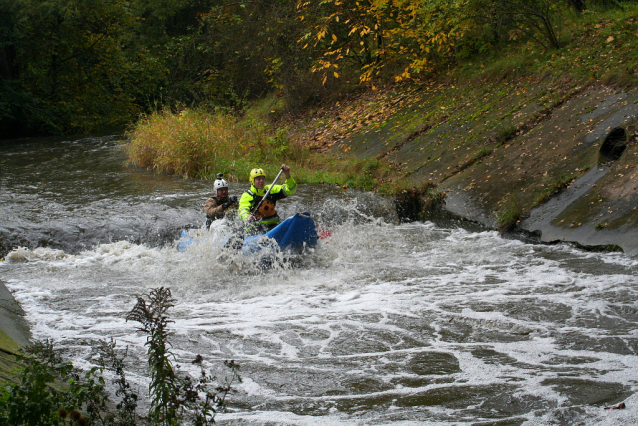 Urban kayaking and canoeing in Prague