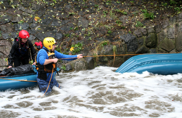 Urban kayaking and canoeing in Prague