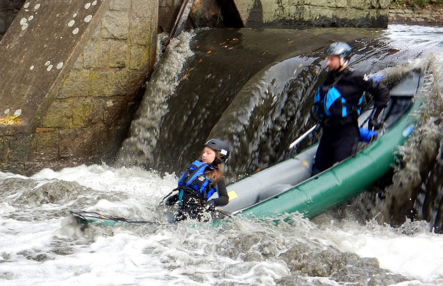 Prague Kayaking Autumn at Botič Creek