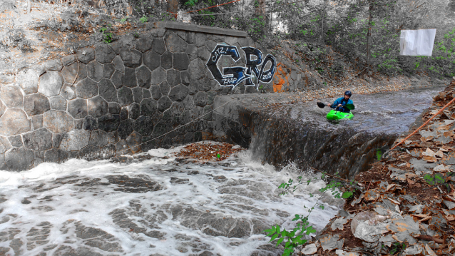 Prague Kayaking Autumn at Botič Creek