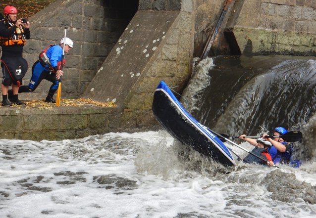 Prague Kayaking Autumn at Botič Creek