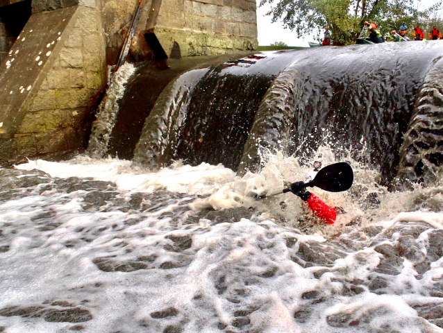 Prague Kayaking Autumn at Botič Creek