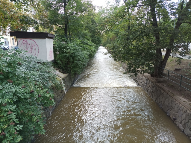 Botič: kolik vody teče na podzim?