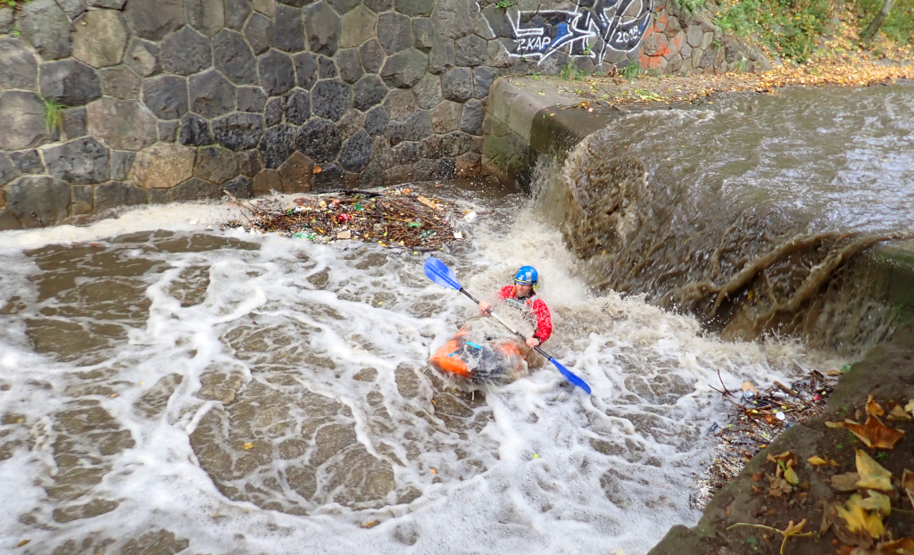 Stupeň Grébovka na Botiči.