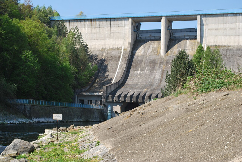 Mohelno, přehradní nádrž.