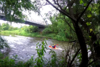 Kick&kayak na soutoku Jizery a Labe