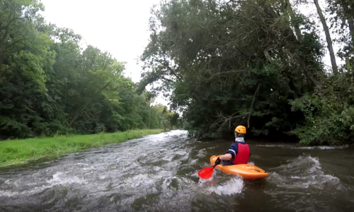 Kick&kayak na soutoku Jizery a Labe Kick&kayak na soutoku Jizery a Labe