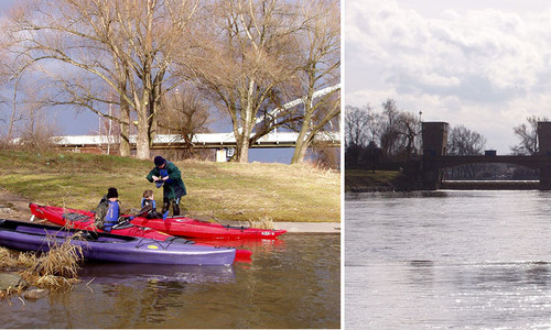 Zimní výlet po Labi na kajaku Zimní výlet po Labi na kajaku