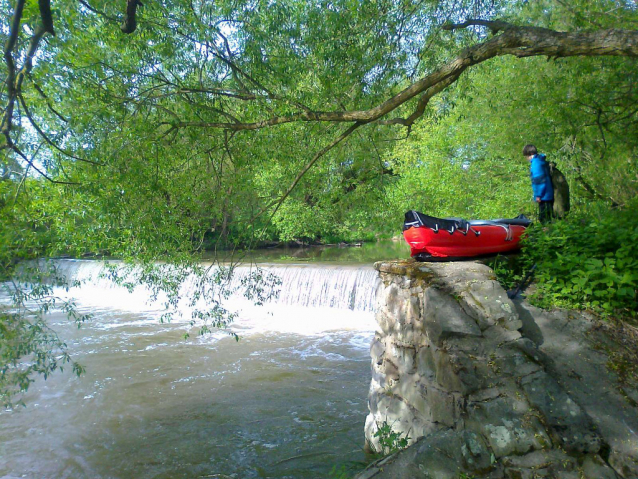 Bobří řeka Odra nad Ostravou