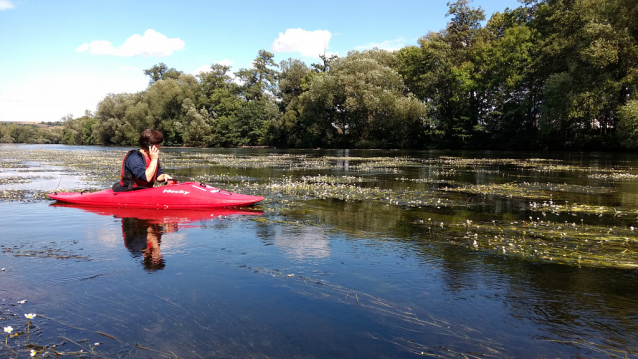 Kick&kayak na Ohři u Žatce