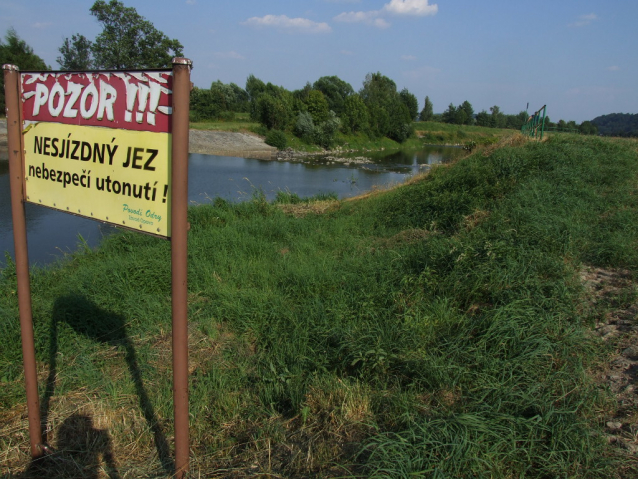 Opava: jezy u Hlučínského jezera