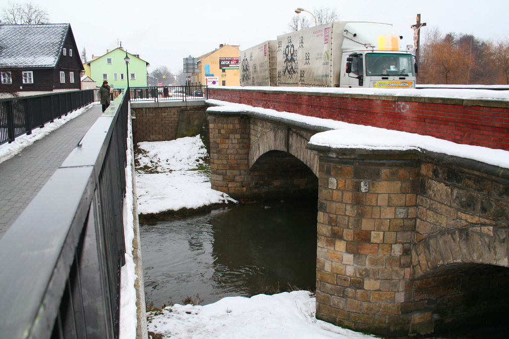Mimoň, most přes Ploučnici.