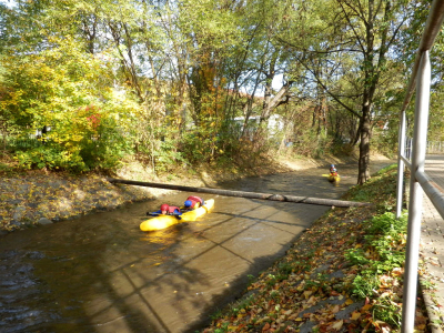 Podviní - park na libeňské periferii