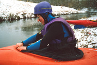 Zimní Sázava v kajaku Zimní Sázava v kajaku