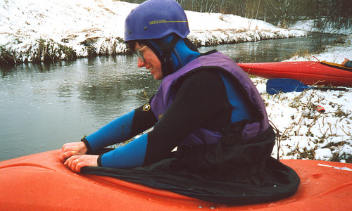 Zimní Sázava v kajaku Zimní Sázava v kajaku