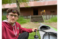 Z Prahy na Vysočinu v nafukovacím kajaku Z Prahy na Vysočinu v nafukovacím kajaku