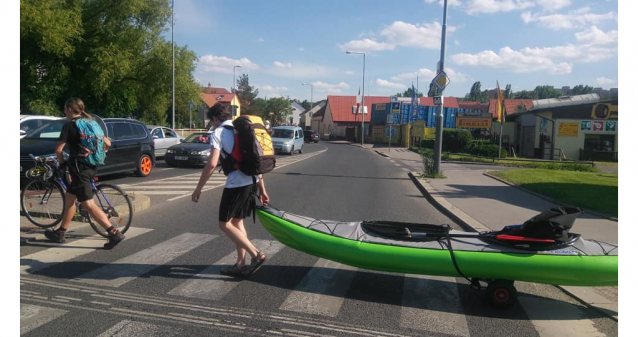 Z Prahy na Vysočinu v nafukovacím kajaku