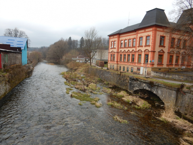 Pomezní hřeben v Krkonoších na lyžích