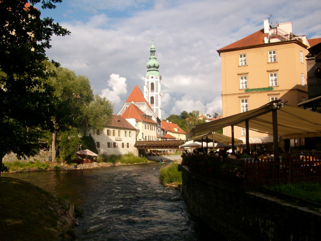 Festivalová zóna 32. ročníku Festivalu Krumlov