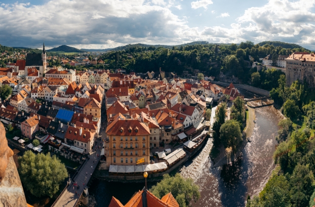 Festivalová zóna 32. ročníku Festivalu Krumlov