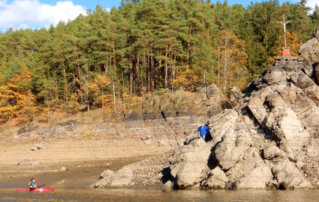 Zmizelá Vltava se zjevila mezi Kořenskem a Podolskem