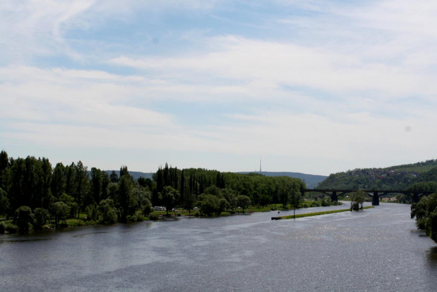 Barrandovský most přes Vltavu v Praze