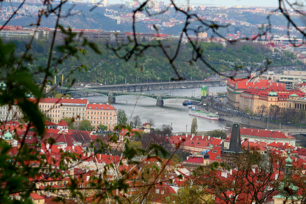Vltava, Praha, Čechův most.