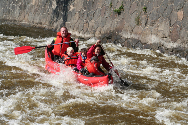 Through Prague in a Canoe and Kayak