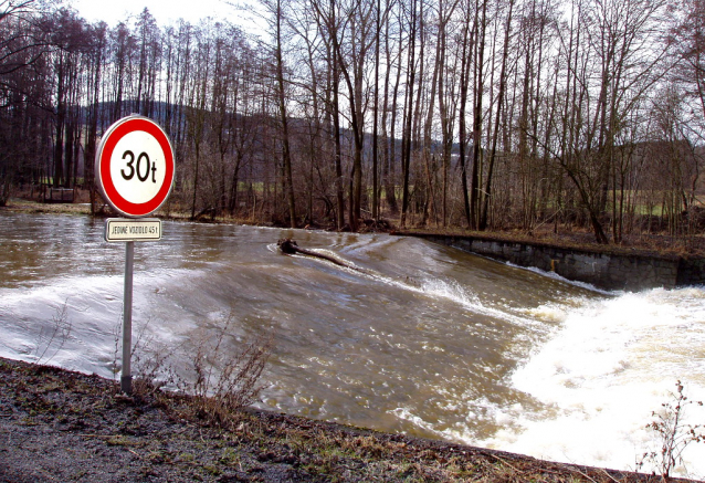 Nebezpečná Volyňka po povodních