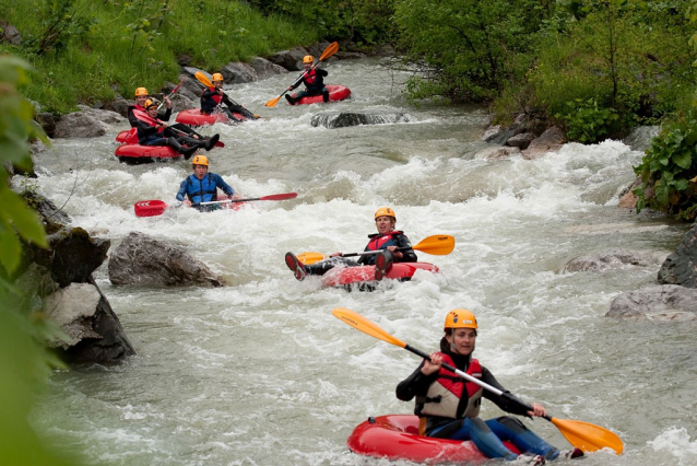 River-tubing na Saalachu