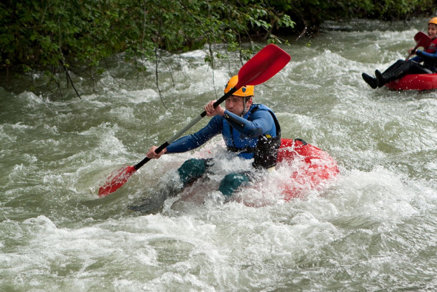 River-tubing na Saalachu