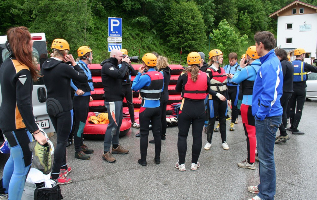 River-tubing na Saalachu