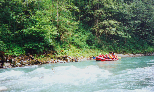 Salzach - trekkingová řeka Salzach - trekkingová řeka